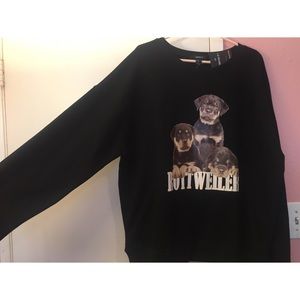 FOREVER 21 PLUS SIZE PUPPY SWEATER